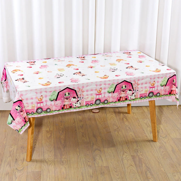 Nappe Anniversaire Ferme Jolie