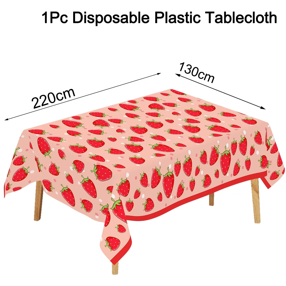 Nappe Anniversaire Fraise