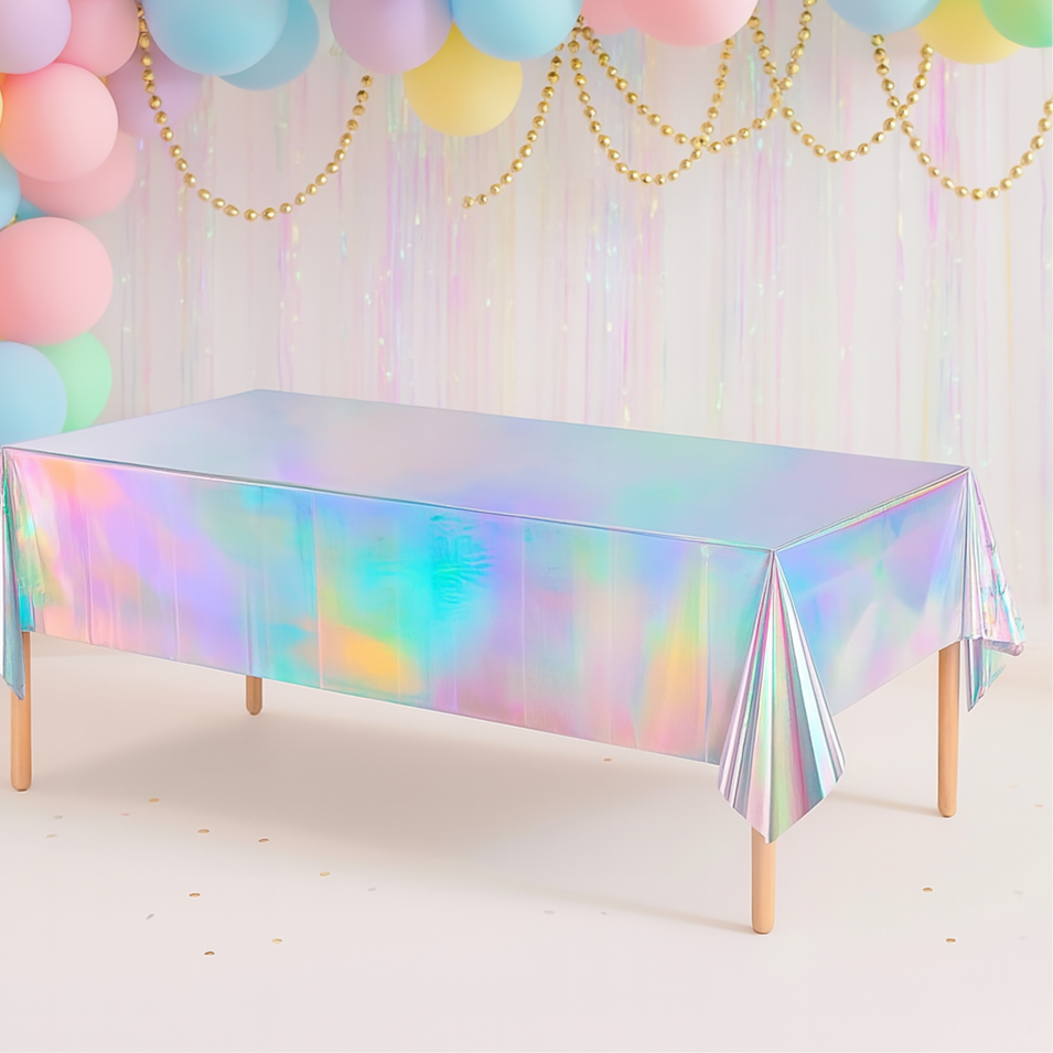 Nappe Anniversaire Irisée Brillante