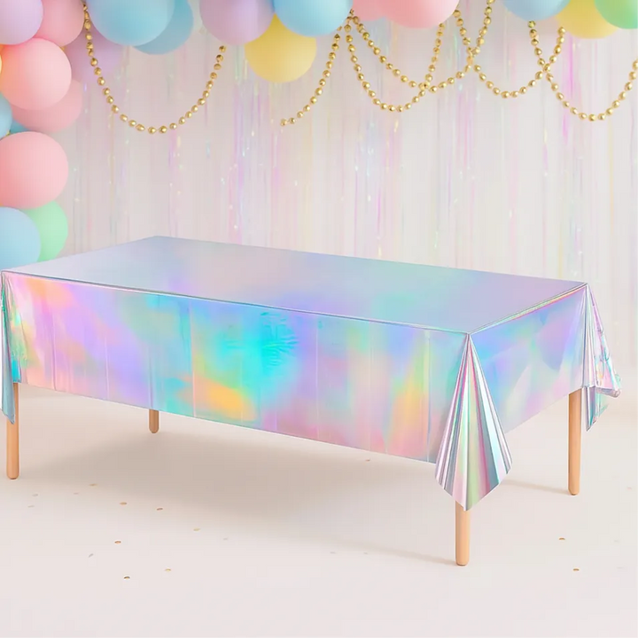 Nappe Anniversaire Irisée Brillante