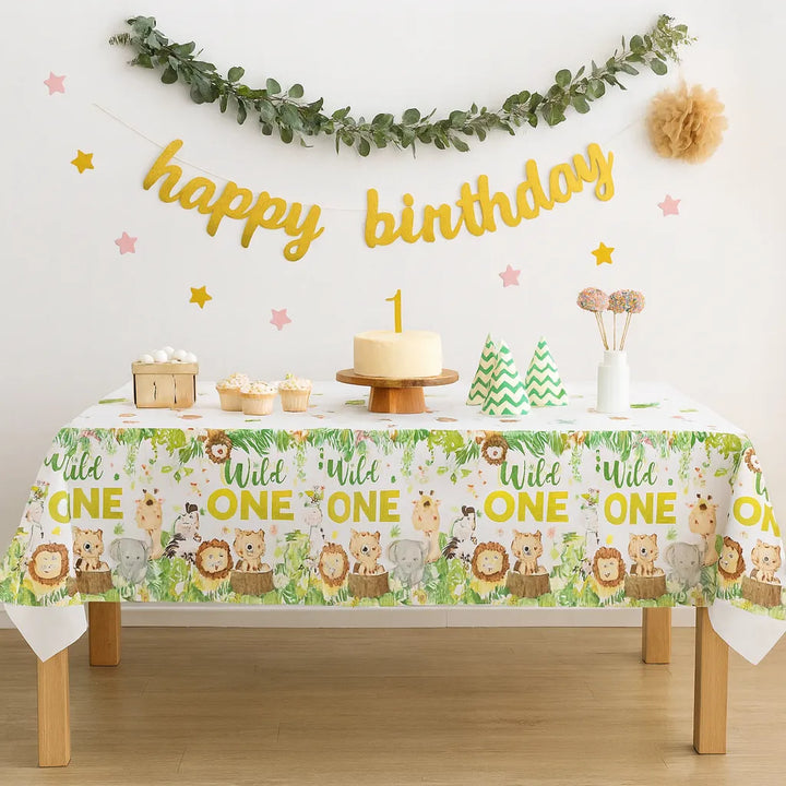 Nappe Anniversaire Jungle
