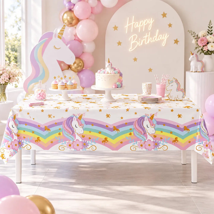 Nappe Anniversaire Licorne