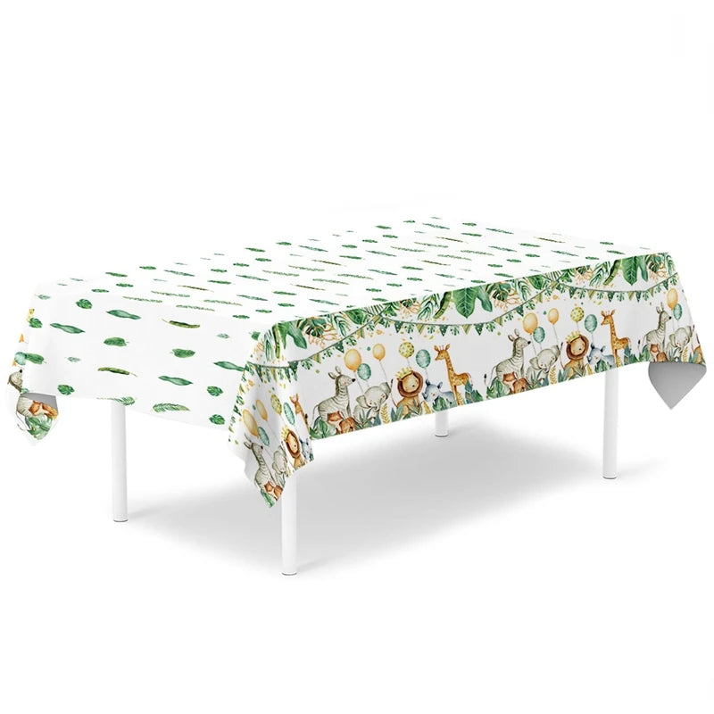 Nappe Anniversaire Thème Jungle