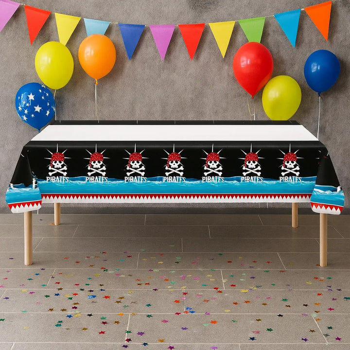 Nappe Anniversaire Thème Pirate