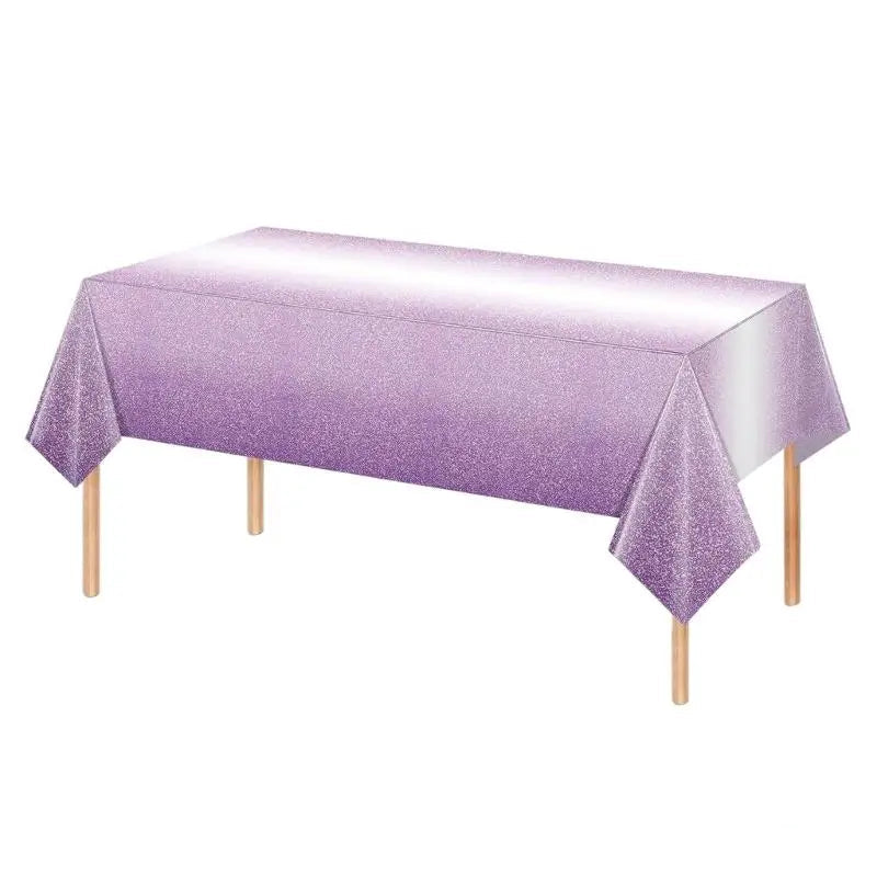 Nappe Anniversaire Violet et Blanc Originale