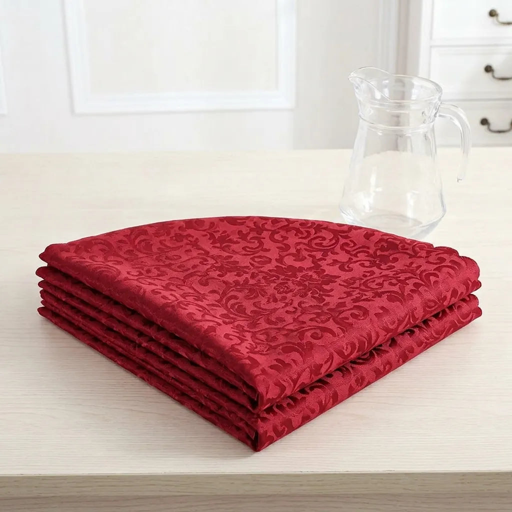Nappe Bordeaux Mariage Minimaliste