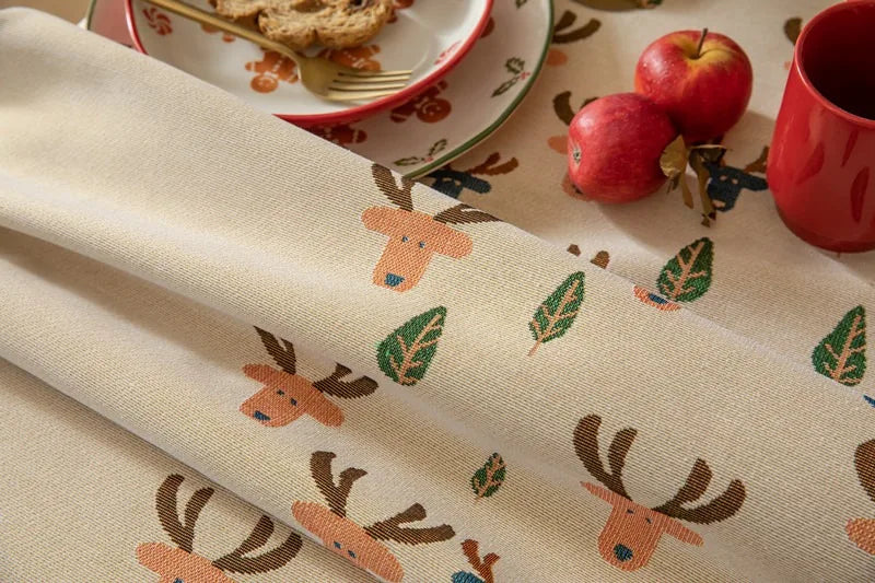 Nappe Chic à Motifs Rennes Colorée
