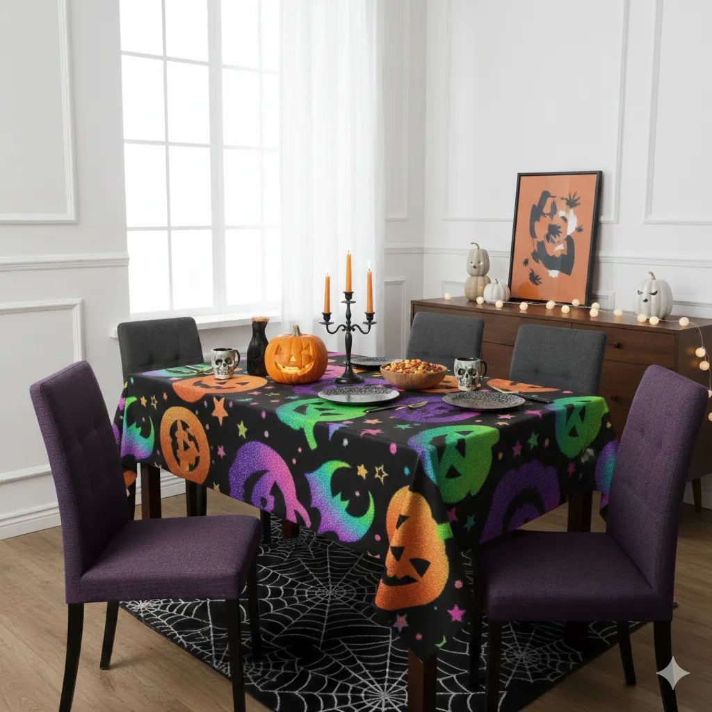 Nappe Citrouilles Multicolores