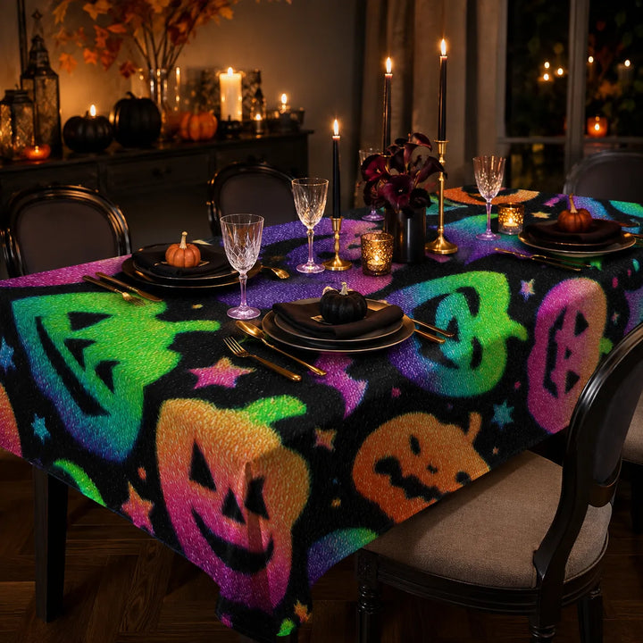 Nappe Citrouilles Multicolores unique