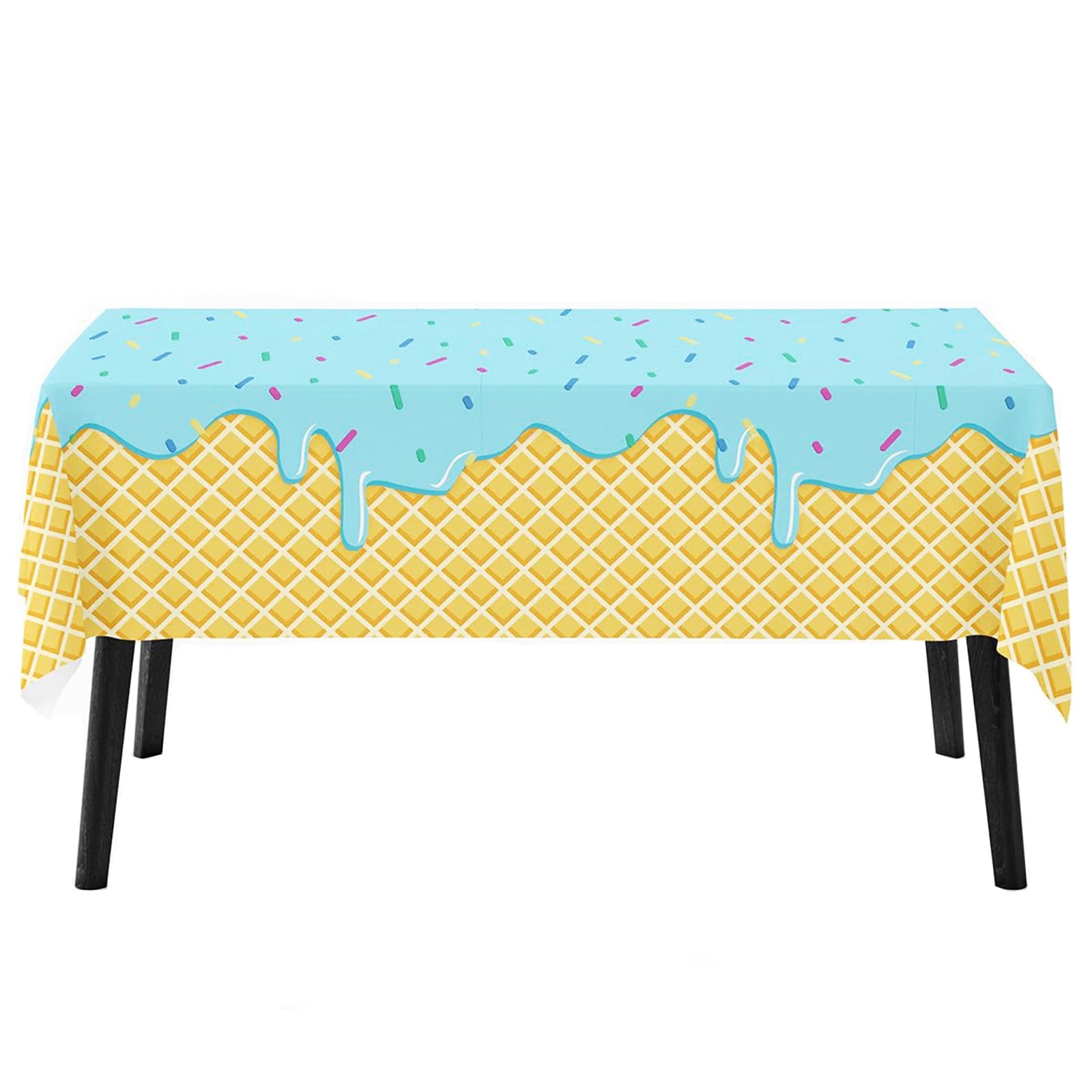 Nappe Crème Glacée Bleue