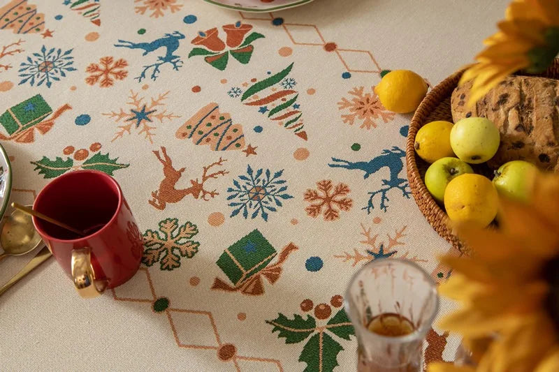 Nappe Design à Motifs Noël Chic
