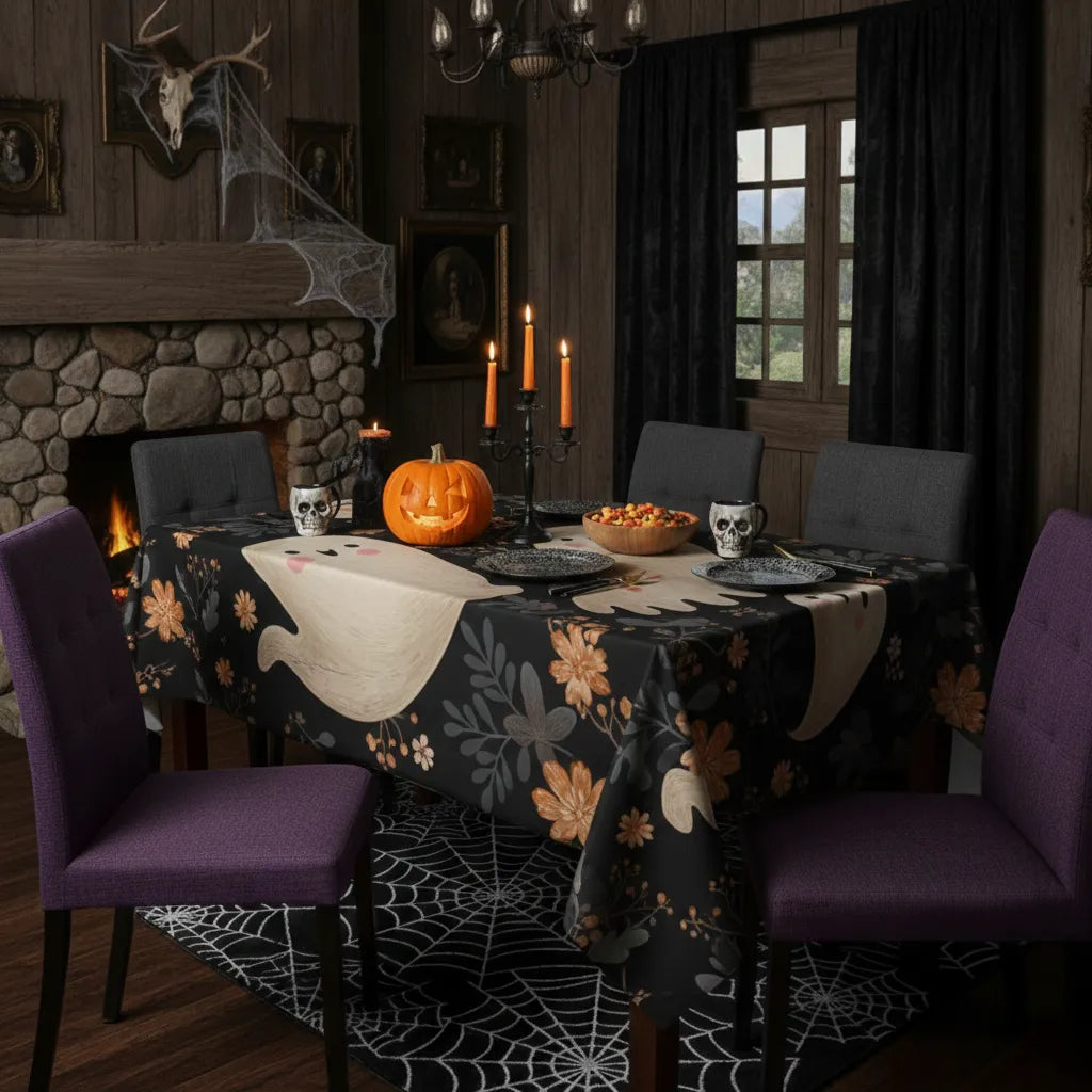 Nappe Halloween Fantômes Mignons