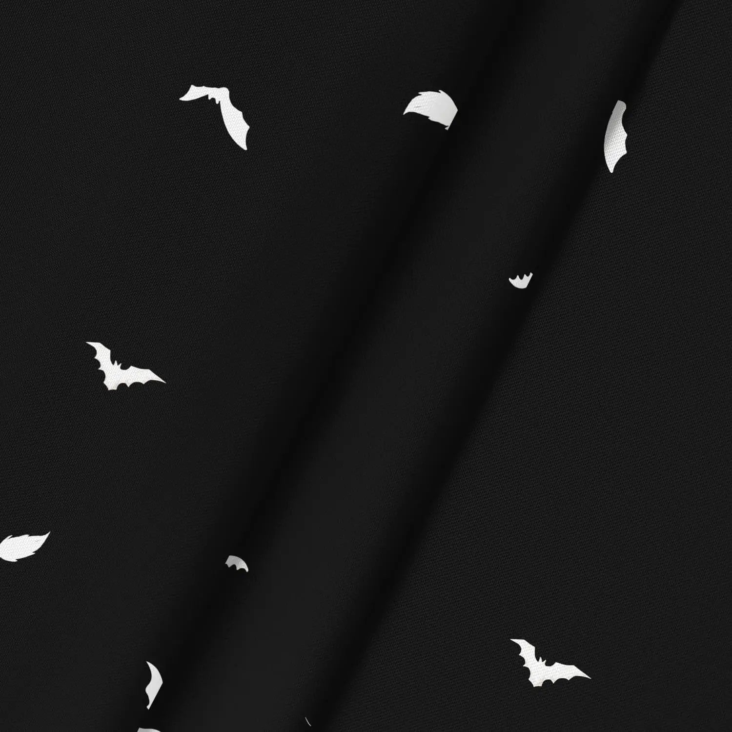 Nappe Halloween Noire Fantômes Stylé