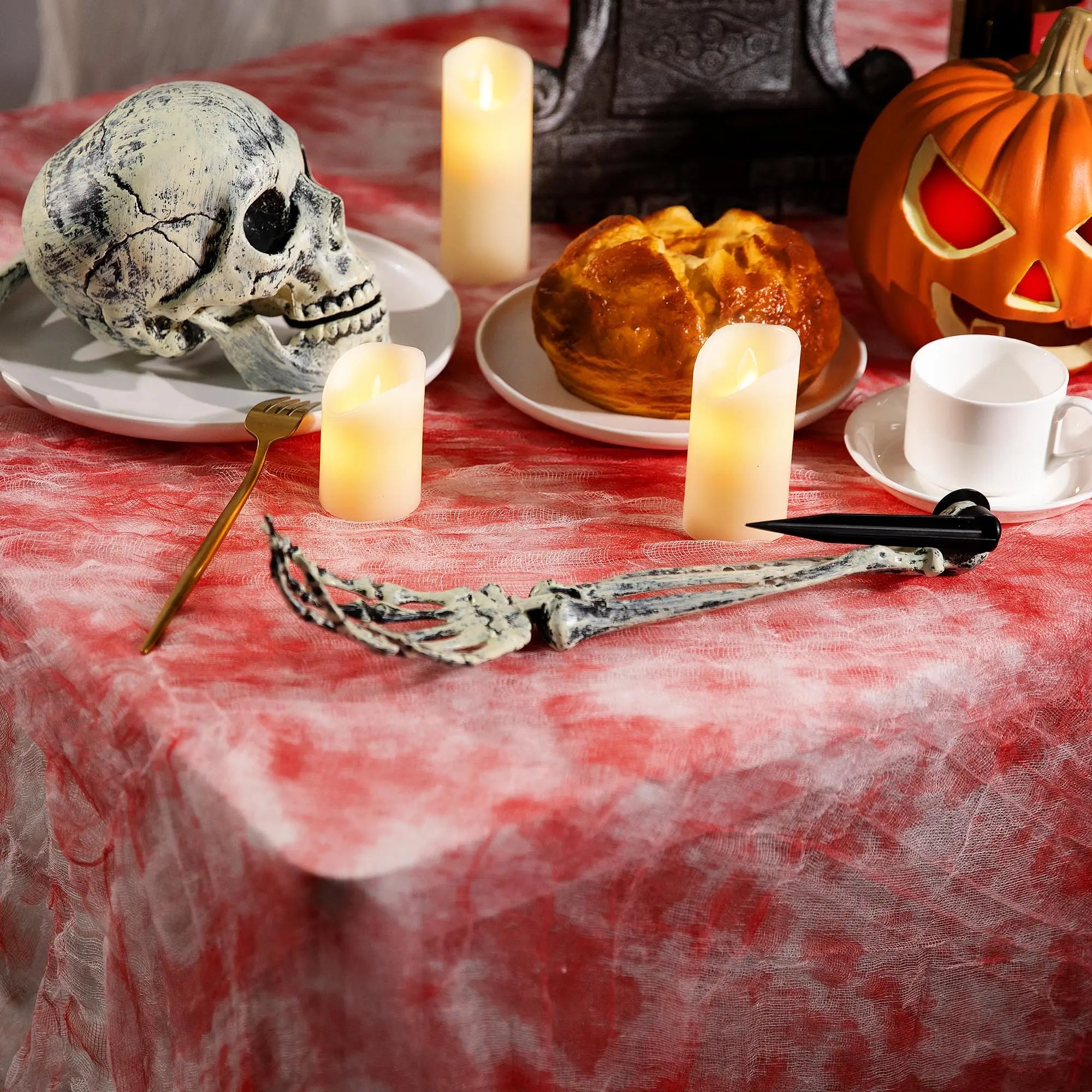 Nappe Halloween Sanglante en Gaze Immersive