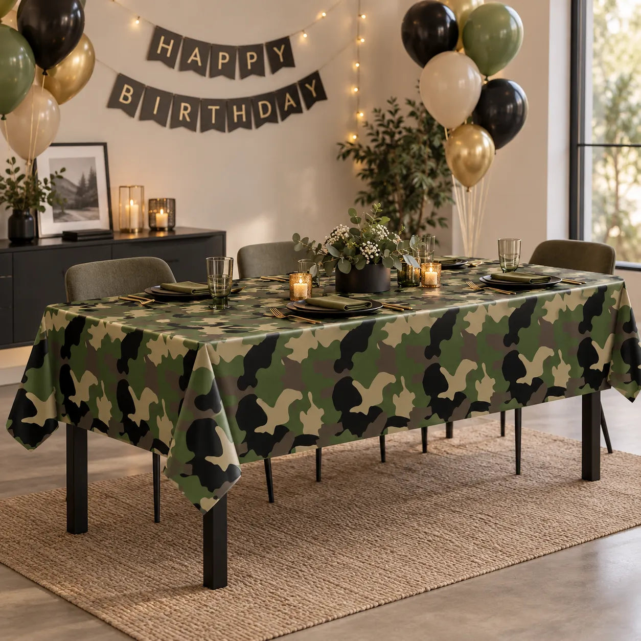 Nappe Jetable Camouflage Unique