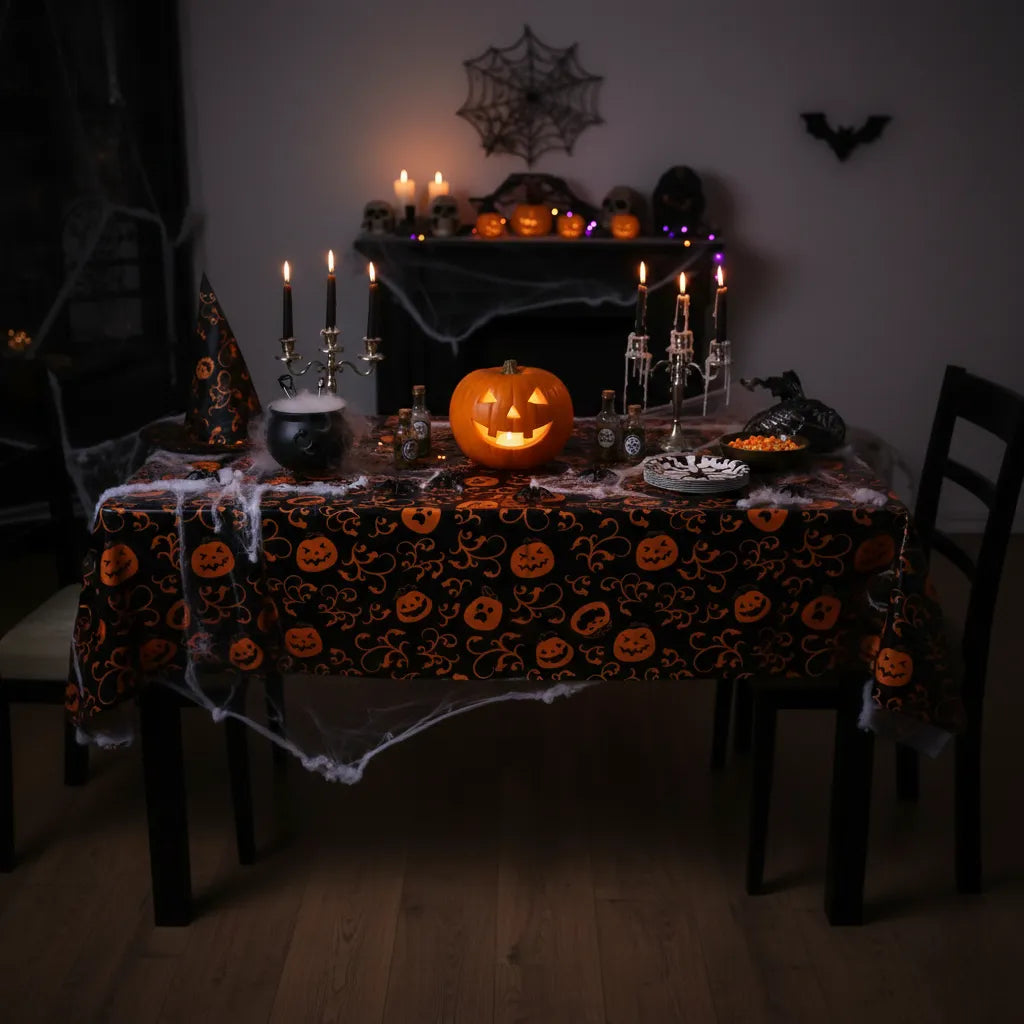 Nappe Jetable Citrouilles Halloween