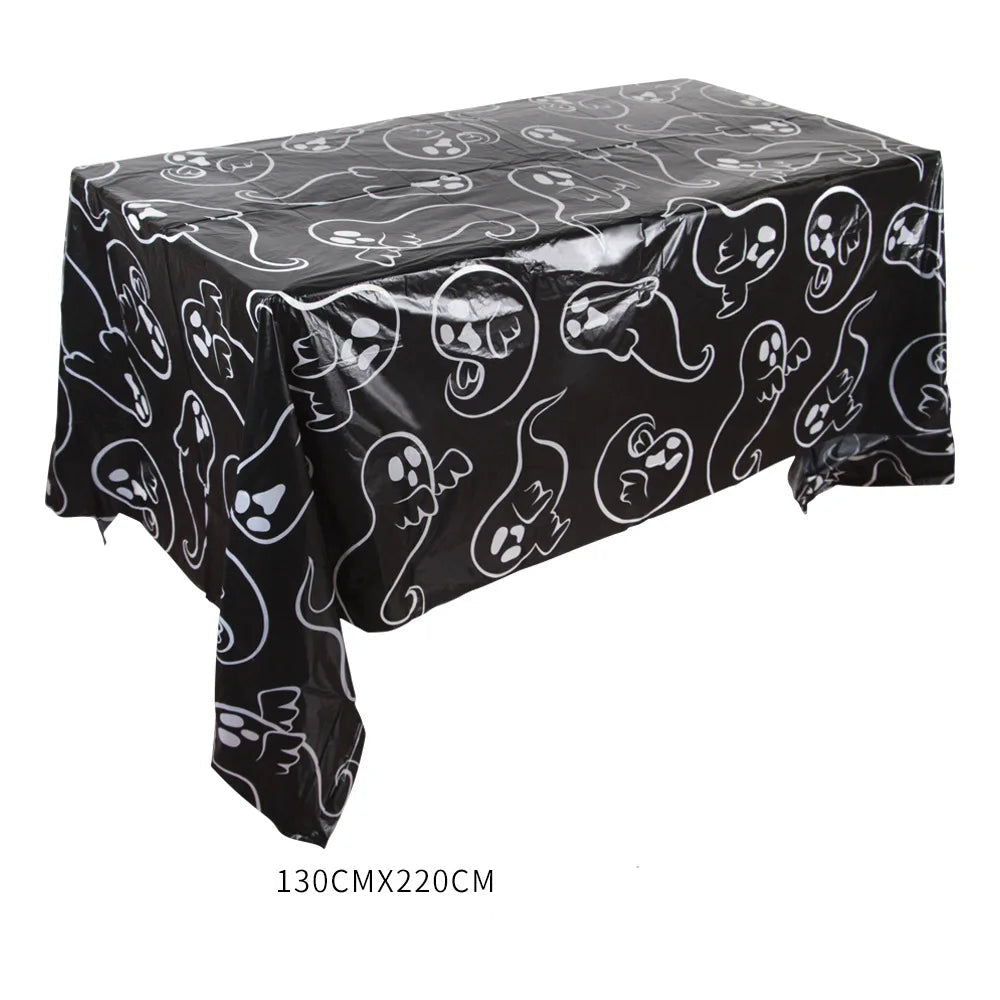 Nappe Jetable Fantômes Halloween Design Minimaliste