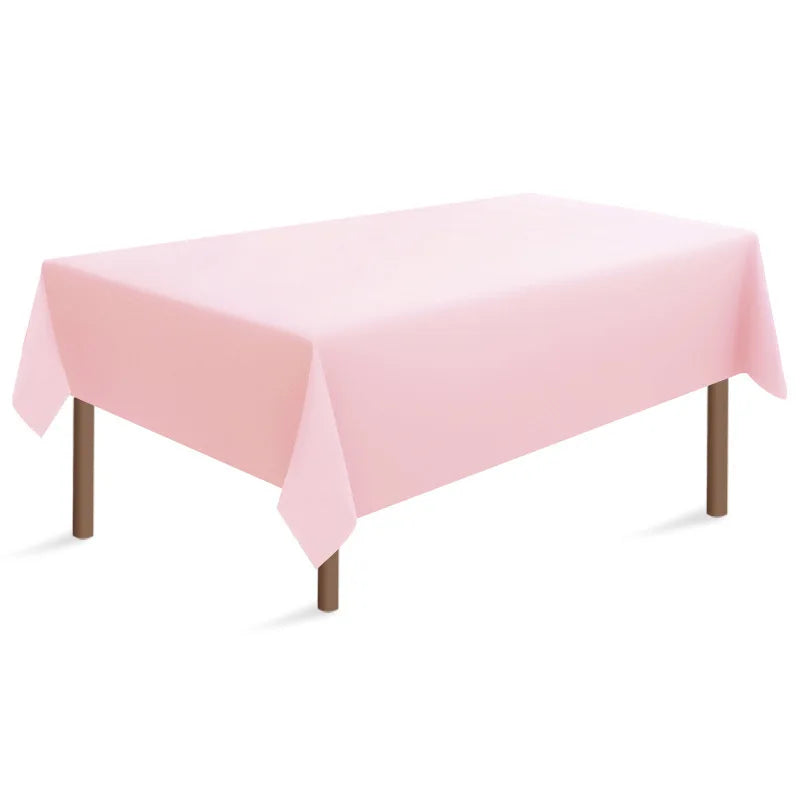 Nappe Jetable Rose Unie Elégante