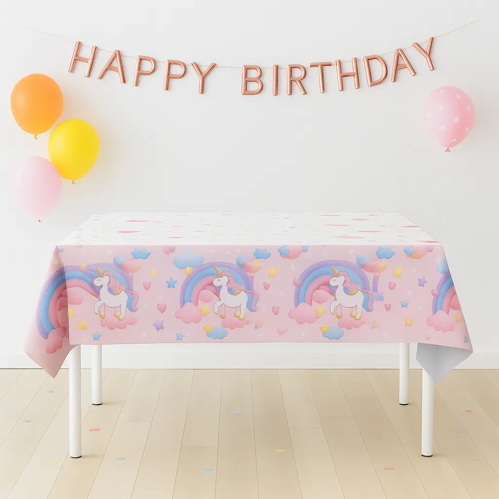 Nappe Licorne Arc-En-Ciel