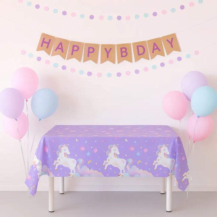 Nappe Licorne Violette