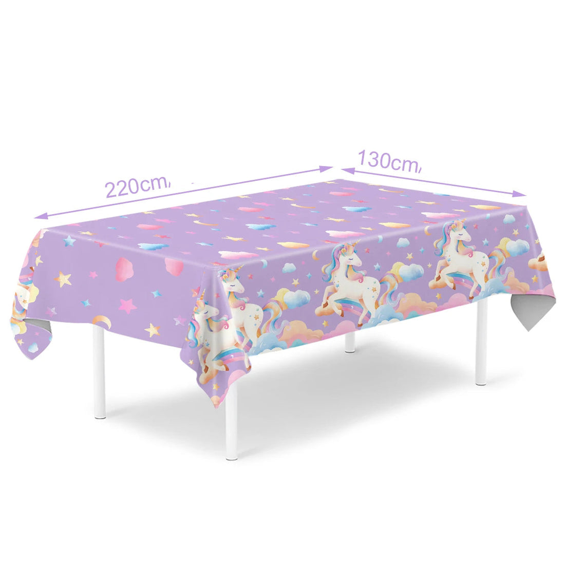 Nappe Licorne Violette stylé