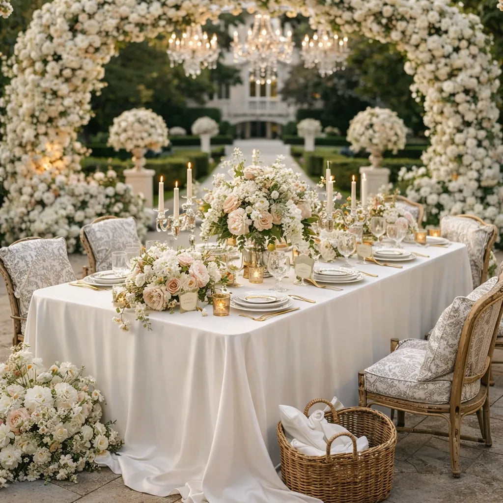 Nappe Mariage Rectangulaire
