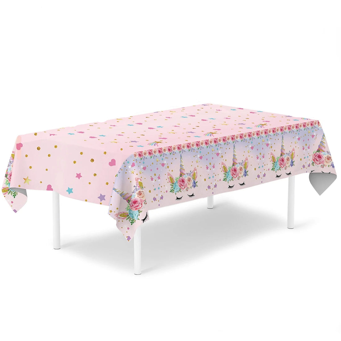 Nappe Rose Thème Licorne