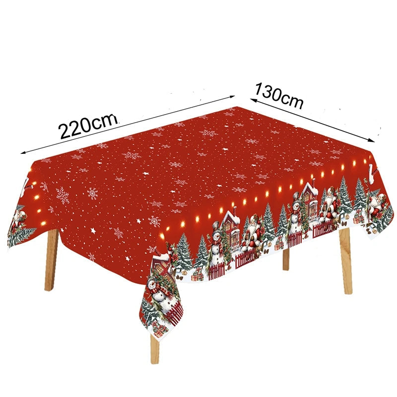 Nappe Rouge Village de Noël 1