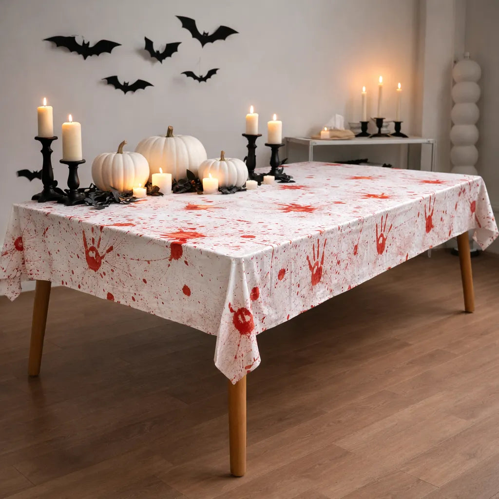 Nappe Sanglante Halloween Effrayant