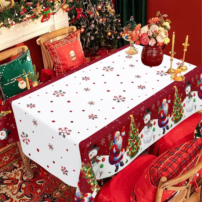 Nappe de Noël Bonhomme de Neige Chic