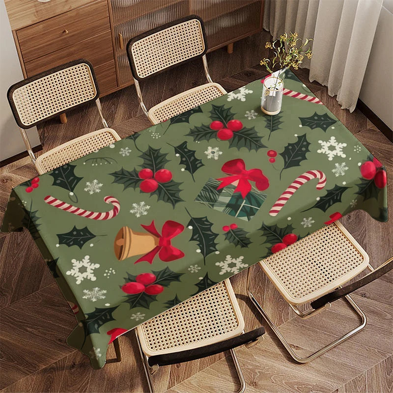 Nappe de Noël à Motif Houx