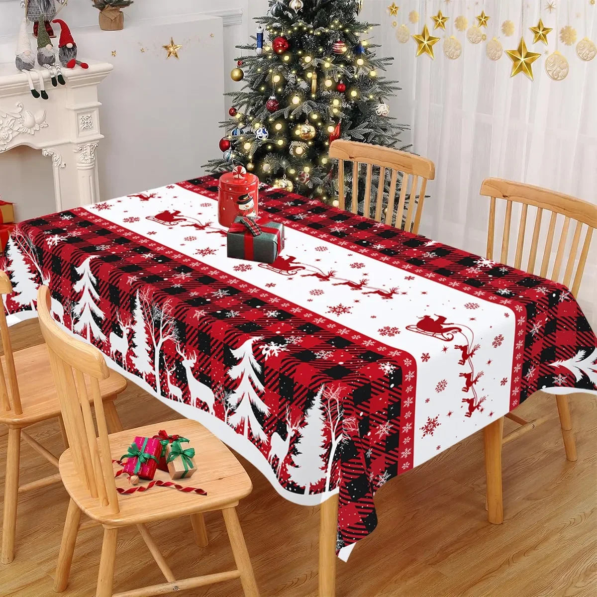 Nappe de Noël en Plastique