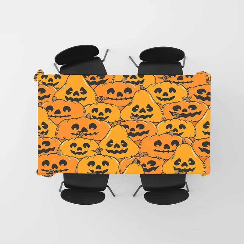Nappe de Table Citrouilles pour Halloween Festive
