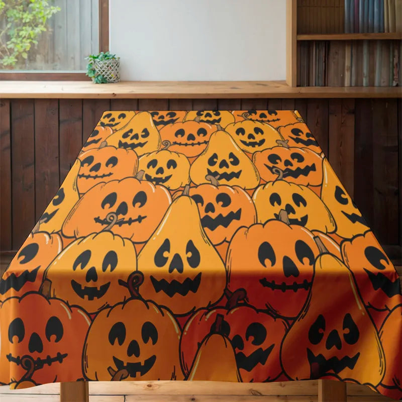 Nappe de Table Citrouilles pour Halloween Stylé