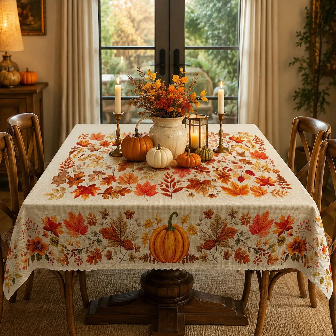 Nappe de Table Feuilles d’Erable unique