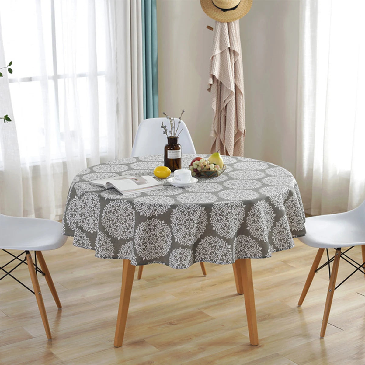 Nappe de Table Grise stylée