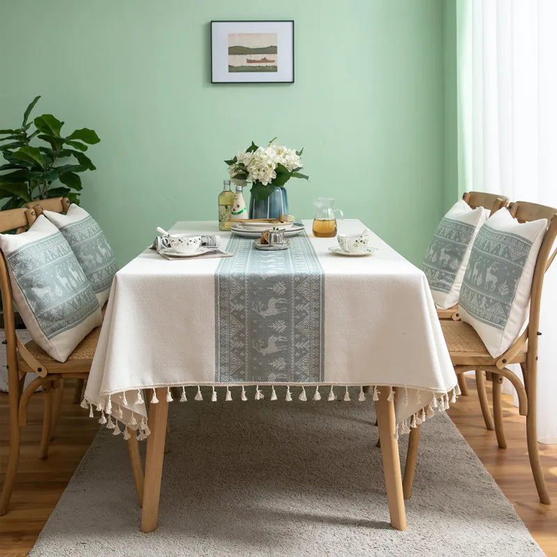 Nappe de Table Rennes Sobre en Lin 