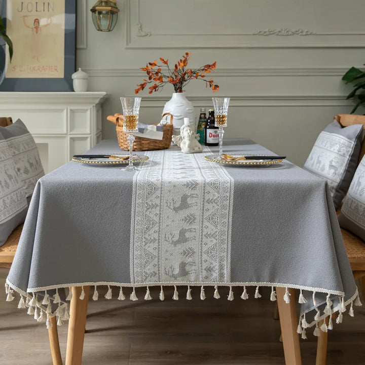 Nappe de Table Rennes Sobre en Lin