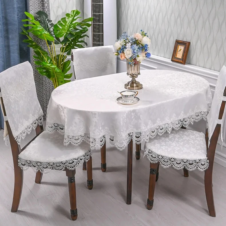 Nappe de Table de Fête Blanche