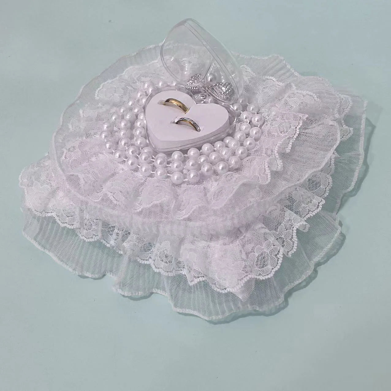 Oreiller Alliances Mariage Vintage Unique