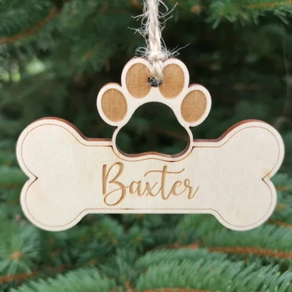 Ornement Sapin Personnalisé pour Chien
