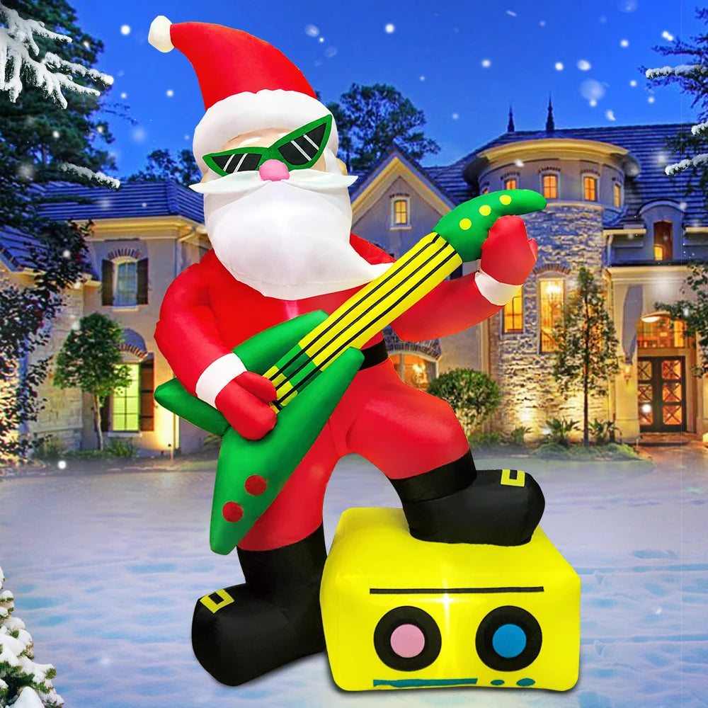 Père Noël Amusant Gonflable