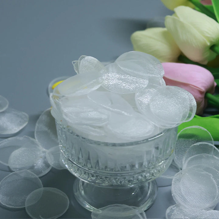 Pétales Blancs en Organza