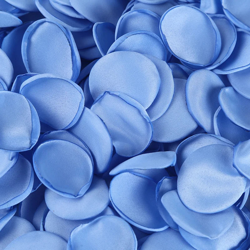 Pétales Bleu Design Décoratifs Unique
