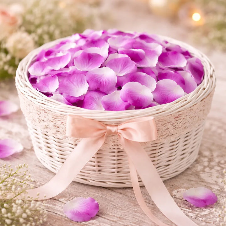 Pétales De Fleurs Artificielles Violet Dégradé unique