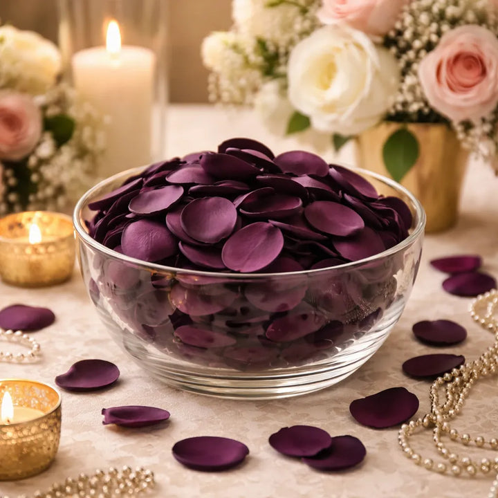 Pétales Mariage Violet Foncé 