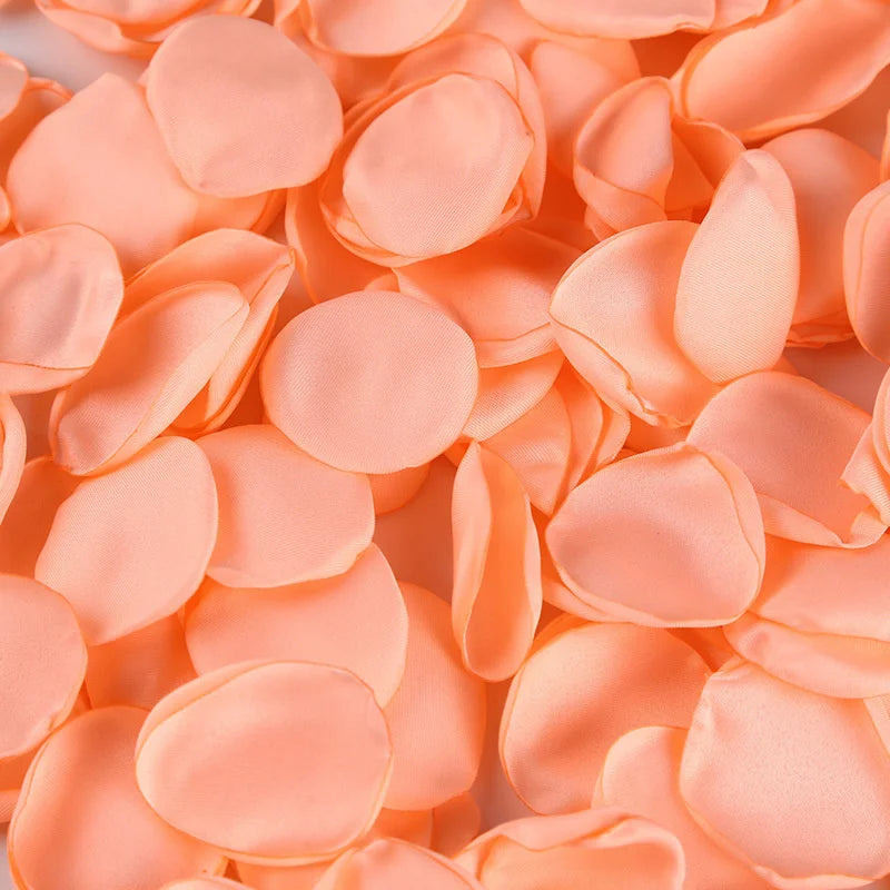Pétales Orange Déco Mariage Cool