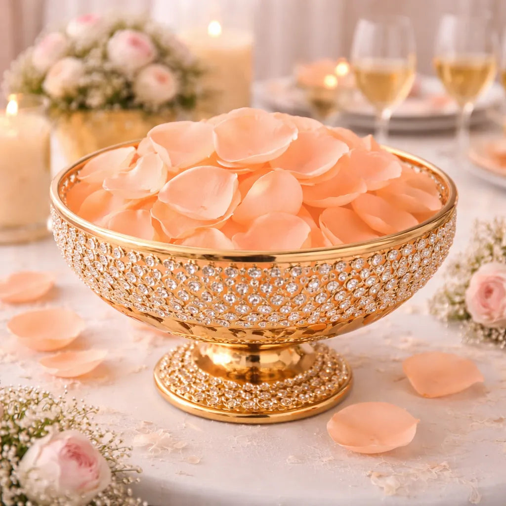 Pétales Orange Déco Mariage Unique