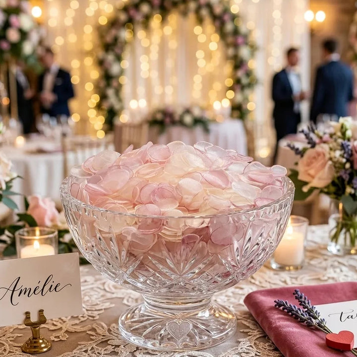 Pétales Pastel en Organza 