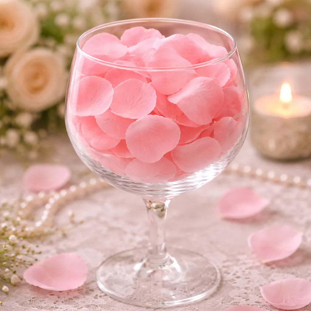 Pétales Roses Mariage original